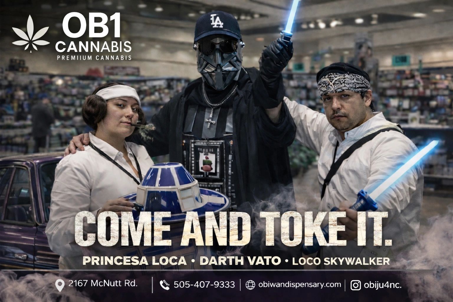 OB1 Cannabis - Come and Toke It - Sunland Park NM